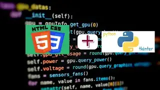 Intégrer du HTML et CSS dans Python | Tkinter