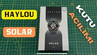 Haylou Solar Lite Akıllı Saat Kutu Açılımı | Ön İnceleme