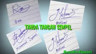 Tutorial Membuat Tanda Tangan Keren - Request dari Subscriber