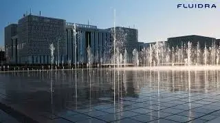 Turkistan City Hall Fountains | Fluidra rely on Depence