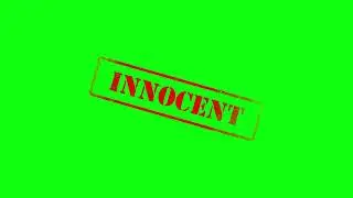 innocent being stamped on green screen with alpha channel map multiple clips in one 4k and full hd