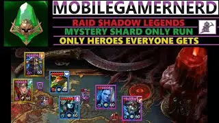 EP 7: Past 270 Days Raid Shadow Legends F2P Mystery Shard Only Run (Fragment Fun And Athel 6 Star)