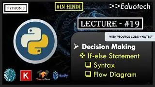 Python Tutorial | if else statement in python | Eduotech | #20