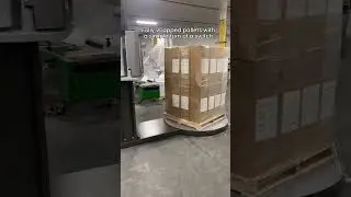 Wrapped pallets with a simple turn of a switch