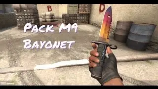CS:GO Pack Bayonet M9 HD PARA CS 1.6 T HANDS