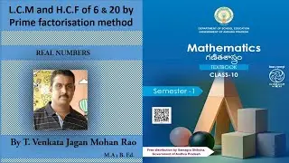 Example 2 L.C.M and H.C.F of 6 & 20 by Prime factorisation method