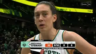 Breanna Stewart DROPS 32pts in win, post game interview | New York Liberty vs Storm WNBA basketball