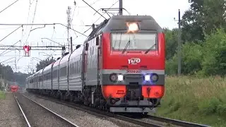 Нервные сигналы бригады! Электровоз ЭП2К-207 с поездом № 125 Новороссийск - Москва
