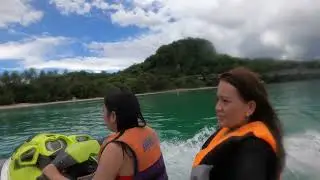 Jetski with boss in Dakak