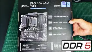 MSI PRO B760M-A WIFI DDR5 MATX LGA 1700 Motherboard