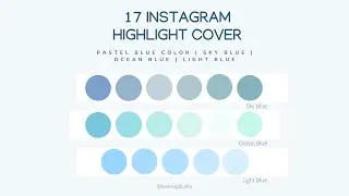 Instagram Highlight Cover (Blue pastel)