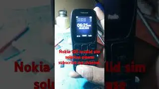 Nokia 105 ta1416 invalid sim solution imei change code