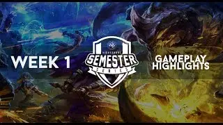 League of Legends Semester Series S18 Week 1 Highlights [Reformat]
