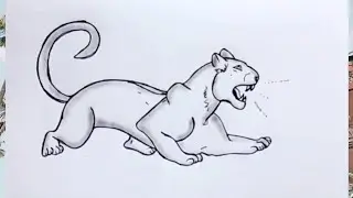 How to draw a lion step by step l lion drawing easy step by step #drawing #animaldrawing