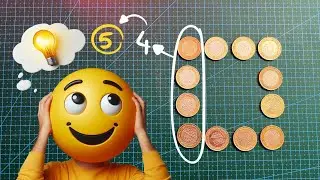 Coin Puzzle Challenge: Arrange 12 Coins with 5 Per Side!