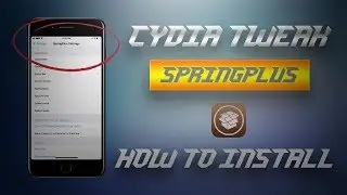 Cydia Tweak SpringPlus iOS 11 Everything in One How To Install! NO COMPUTER!