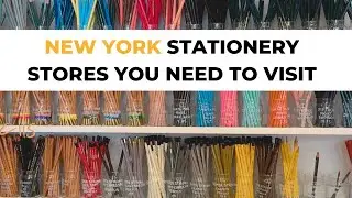 Discover the BEST New York Stationery Stores  & haul