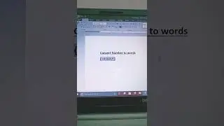 🔥🔥 Convert Number To Words In MS Word 💯  
