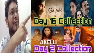 Gadar 2 Day 16 Collection | Dream Girl 2 Day 2 Collection | OMG 2 Day 16 Collection | Akelli Day 2 |
