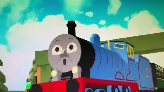 Sodor fallout Edward escapes the Blast Blue train with friends remake