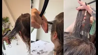 Creative short Men's Haircut with Razor on Curly Hair | Short Hairstyles Tutorial