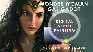 [Wonder Woman] - Digital Speed Painting by Ronald Fong