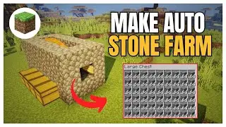 How To Make Auto Stone Farm In Minecraft | Simple Method