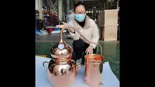 20L copper pot still ready to go