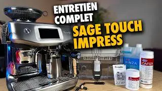 Sage Barista Touch Impress - Entretien Complet (Détartrage, Portefiltre, Backflush, Moulin)