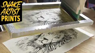Gum Arabic Screen Print Stencil