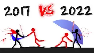 2017 VS 2022 Reanimated Old Animation | Stick Nodes | Pioneer Animations