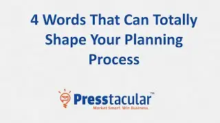 4 Words That Can Totally Shape Your Planning Process
