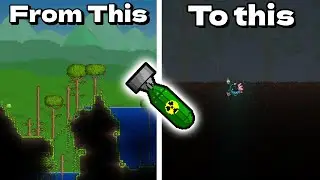 I Blew Up The Entire Jungle In Terraria For Fun