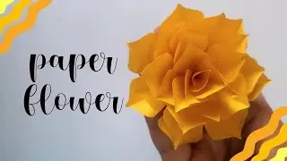 How to make Realistic, Easy paper  | Paper flower DIY|  flower making..