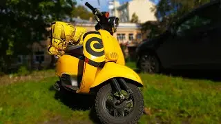 КУПИЛ и СРАЗУ СЛОМАЛСЯ | Honda Giorno Скутер Яндекс еда