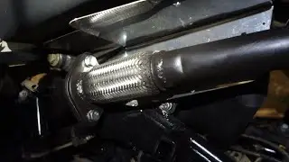 Stels Guepard 650 2017, muffler conversion
