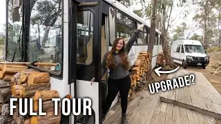 TRADING OUR VAN FOR A BUS! (School Bus Conversion Tour)