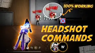 Setedit Headshot Commands 💯 | sensibilidade free fire ✅  | setedit freefire |