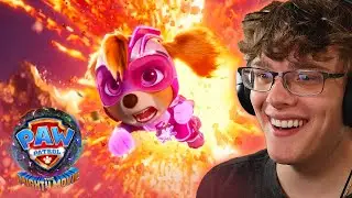 PAW Patrol: THE MIGHTY MOVIE Official Trailer REACTION!