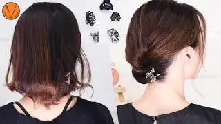 【朗報】6選アメピン留められない方ため！簡単に出来るクリップヘアアレンジ