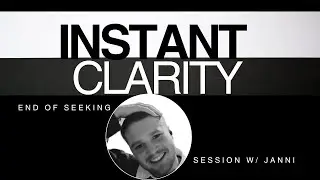Instant Clarity head popping session w/ Janni @EmptinessEmbodied  #nonduality