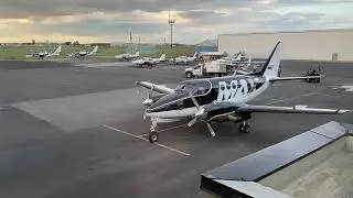 Beechcraft King Air Twin Turboprop Parking and Full Stop