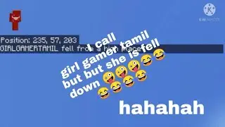 I call girl gamer tamil but but she fell down 🤪🤪🤪😂😂👍