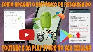 Como apagar o histórico de pesquisa do YouTube e da Play Store no celular