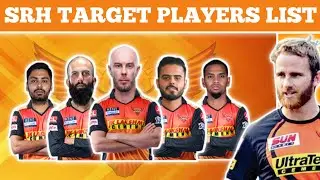 SRH TARGET PLAYERS 2022 MEGA AUCTION || SRH TARGET PLAYERS 2022 || SRH NEW SQUAD IPL 2022 ||