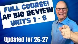 AP Biology Full Course Review (All 8 Units)|Everything You Need to CRUSH the AP BIO Exam!