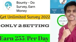 New Survey App 2023 || New Survey Earning App Today || Bounty app