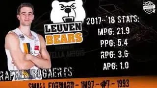 Rafael Bogaerts (Leuven Bears) - Season Highlights (2017-'18)