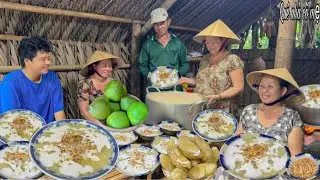 Chè Bưởi Đậu Xanh Giòn Thơm | Hương Vị Ăn Vặt Miền Quê || Grapefruit tea