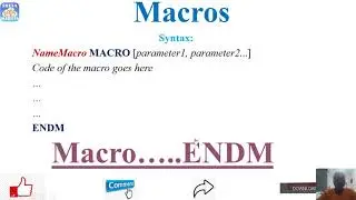 ALP x86 Assembler directives, Procedures and Macros with program examples 4